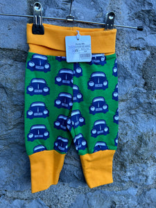 Cars green rib pants  0-1m (50-56cm)