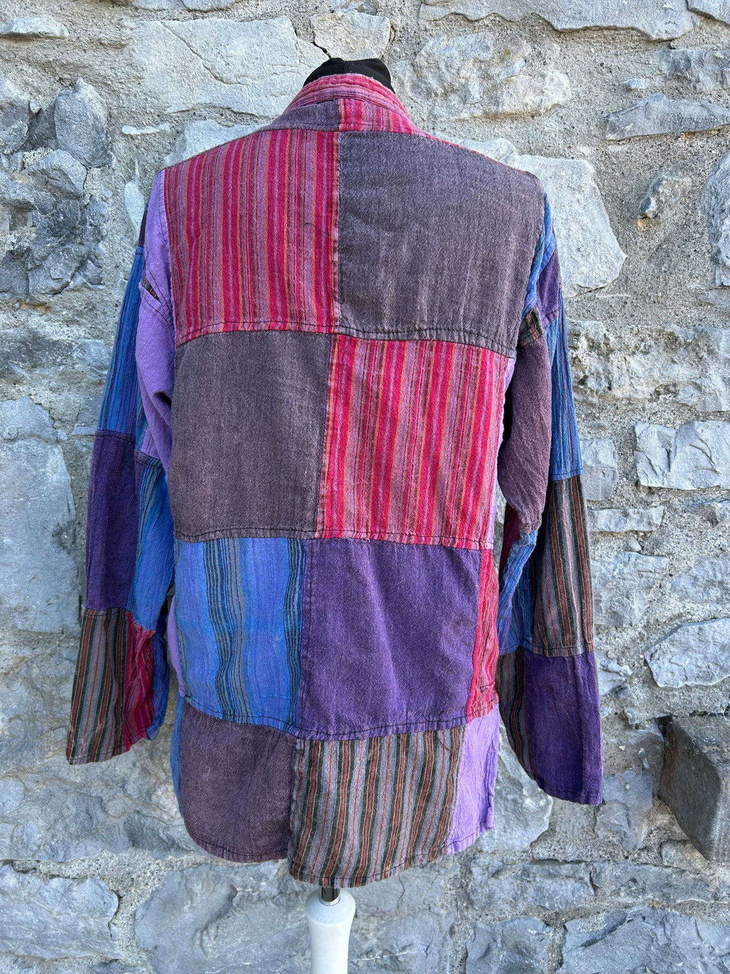 90s patchwork shirt uk 14