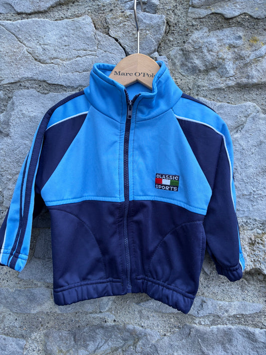 90s Blue&navy sport jacket 6-9m (68-74cm)