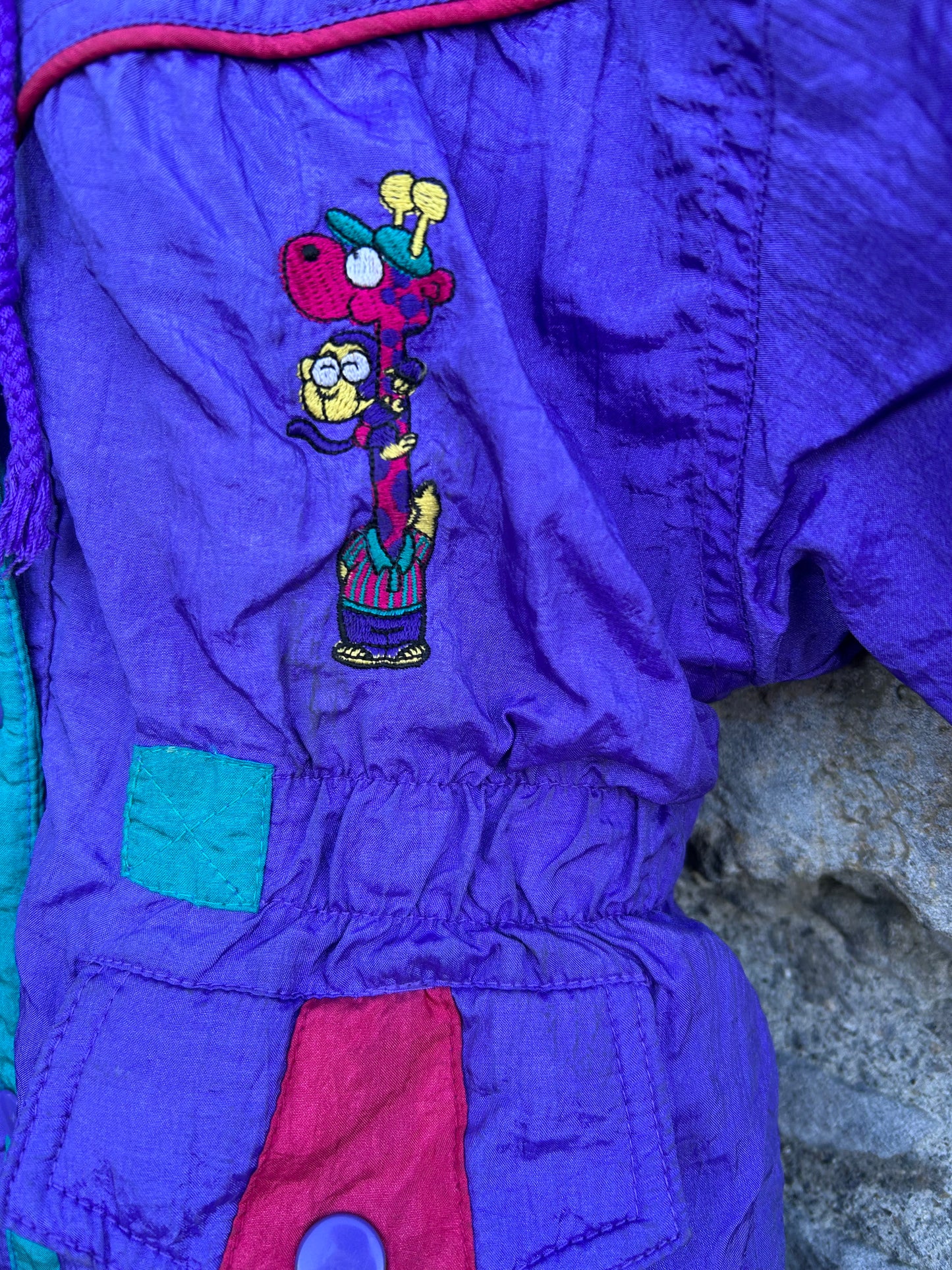 80s purple jacket 2-3y (92-98cm)