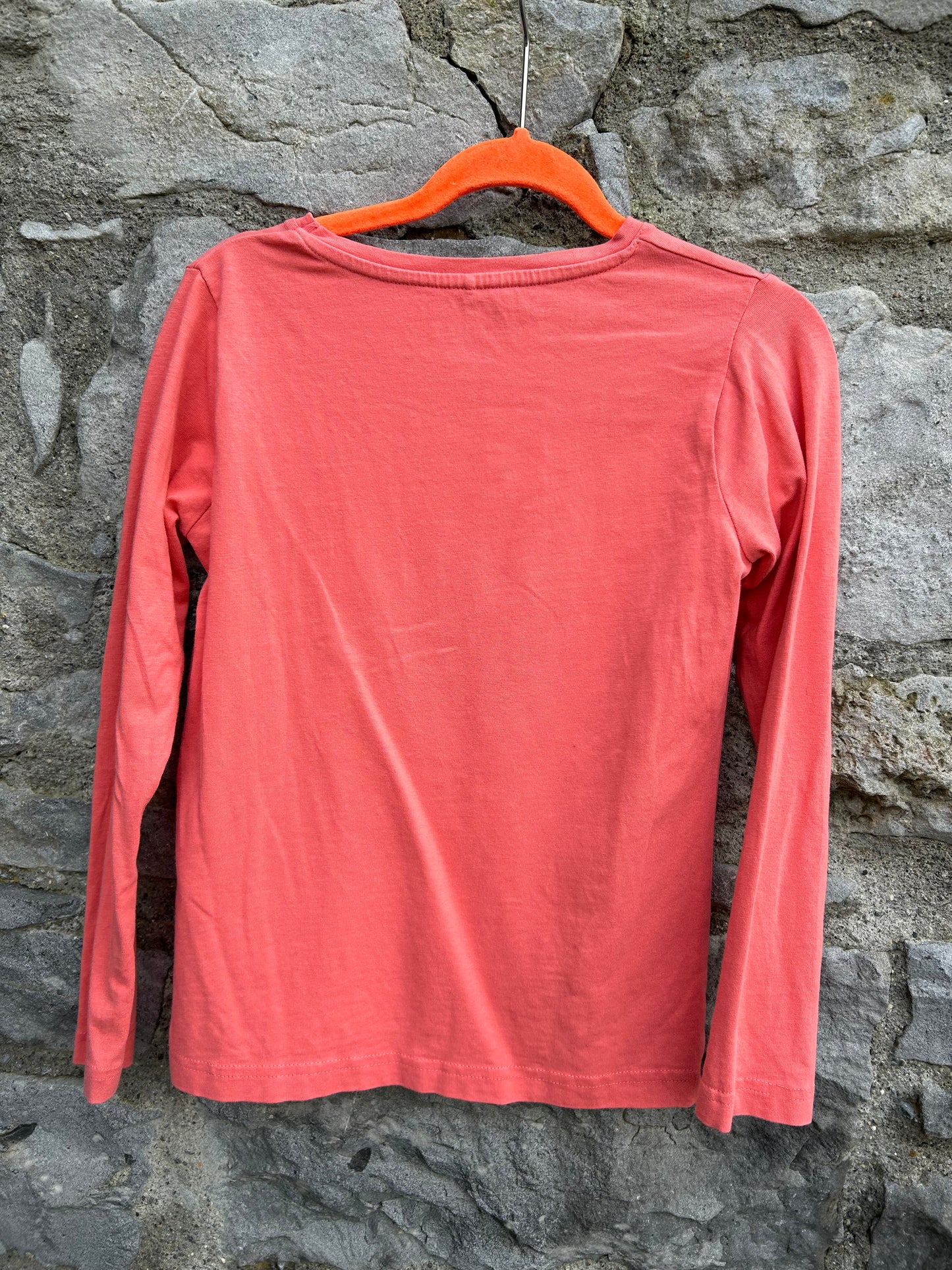 Peach happy top  7y (122cm)