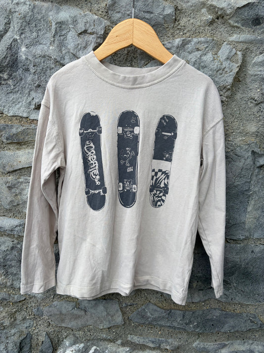 Skateboards Beige top  6-7y (116-122cm)
