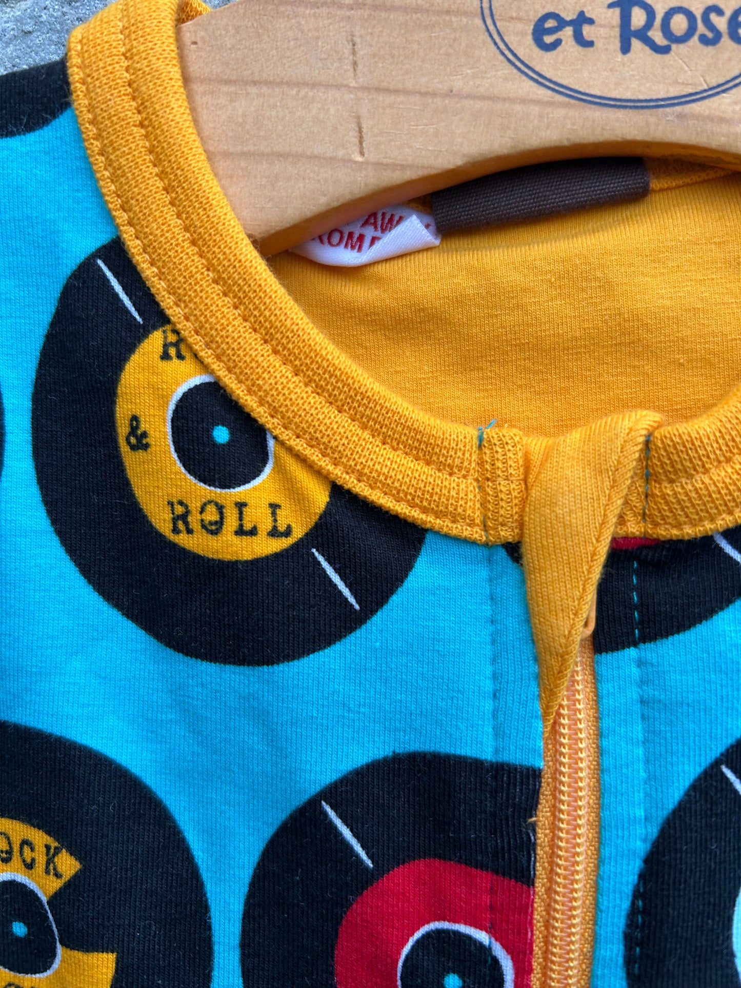 LP blue onesie  3-6m (62-68cm)