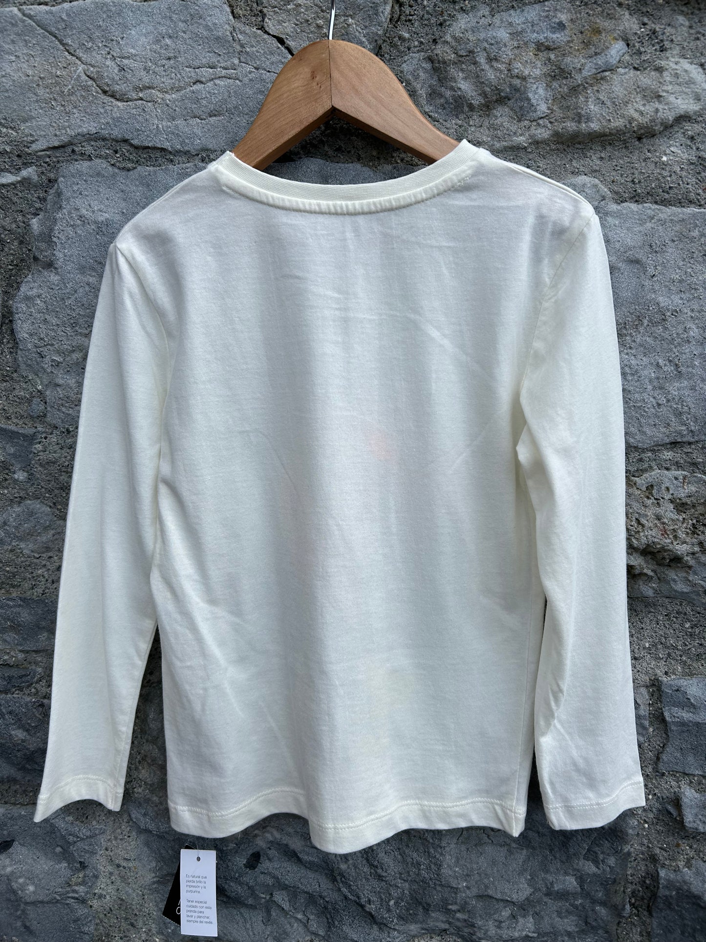 T-rex cream top  6-7y (116-122cm)