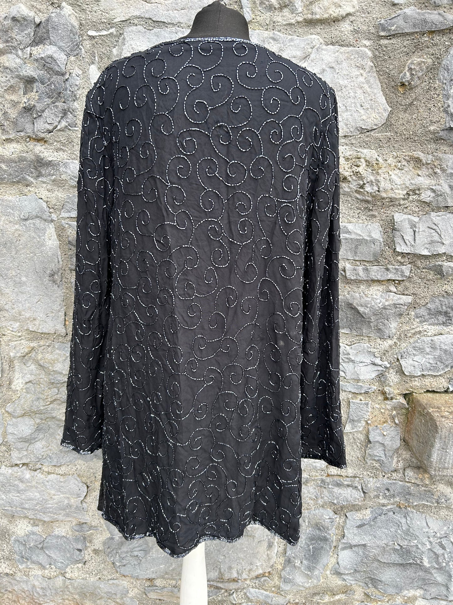 Black sequin tunic uk 12