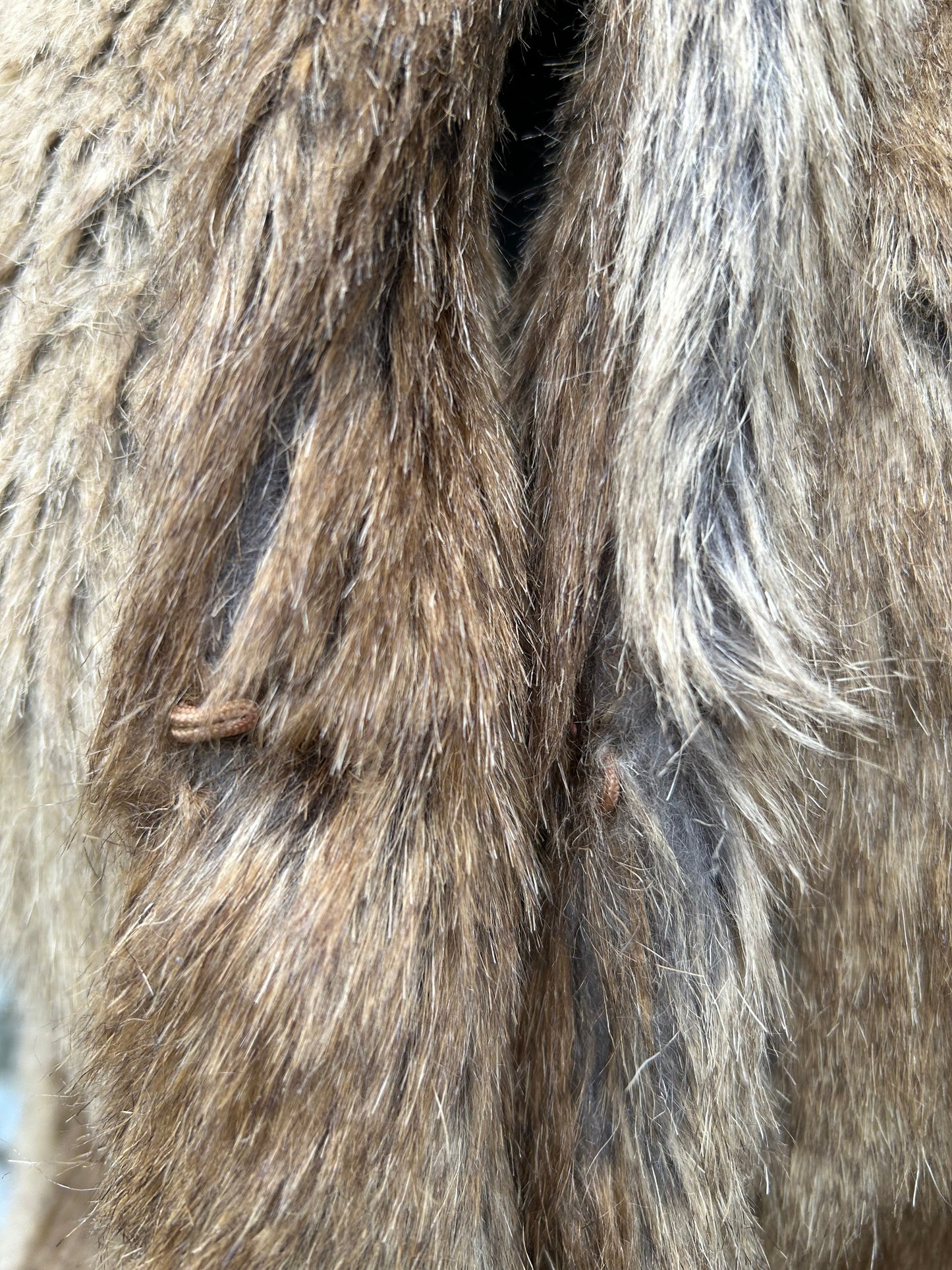 Brown furry gilet uk 8