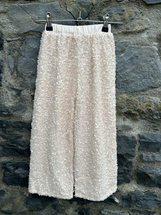 Light pink sequin pants   4-5y (104-110cm)