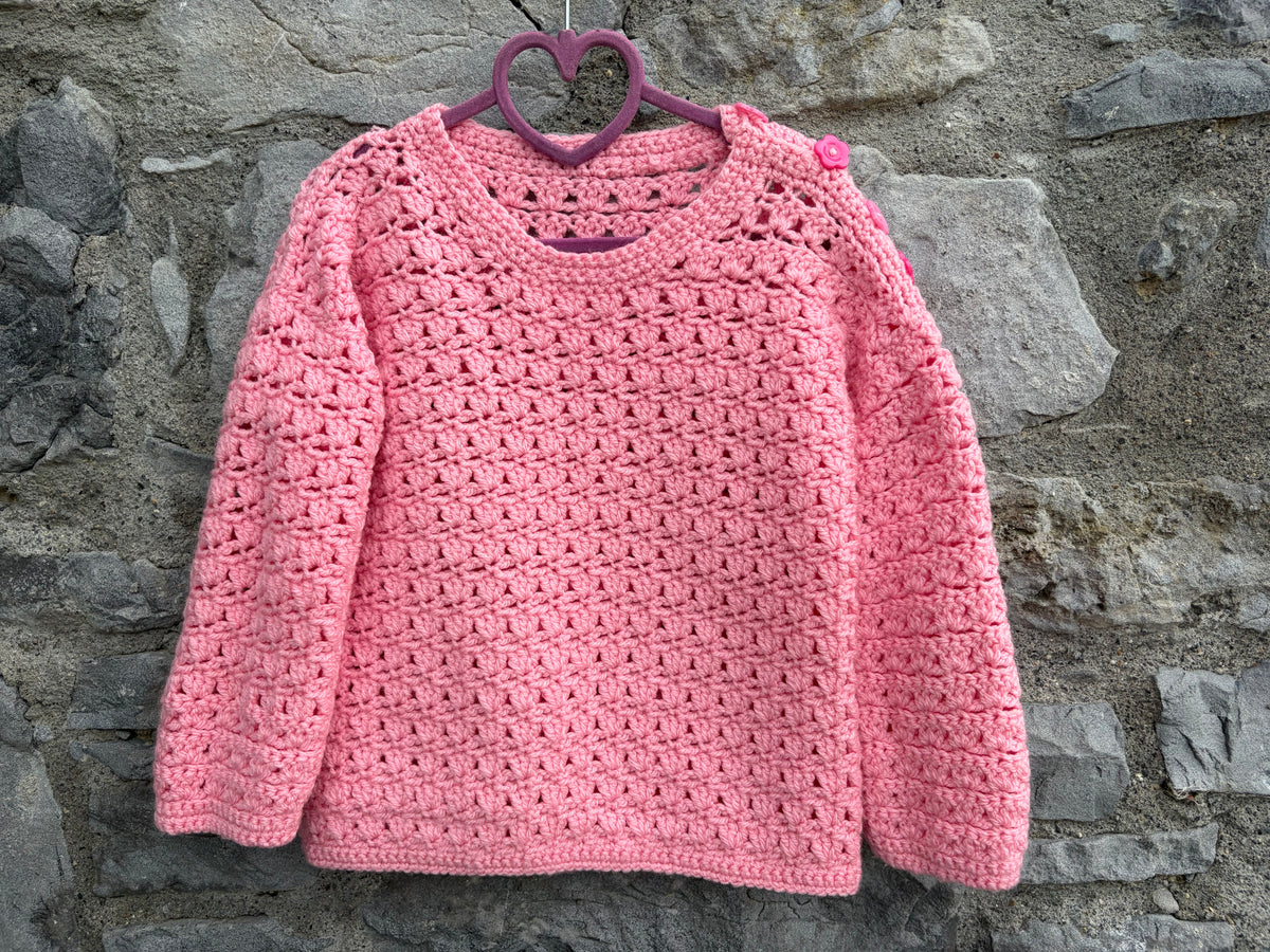 Pink jumper  6y (116cm)