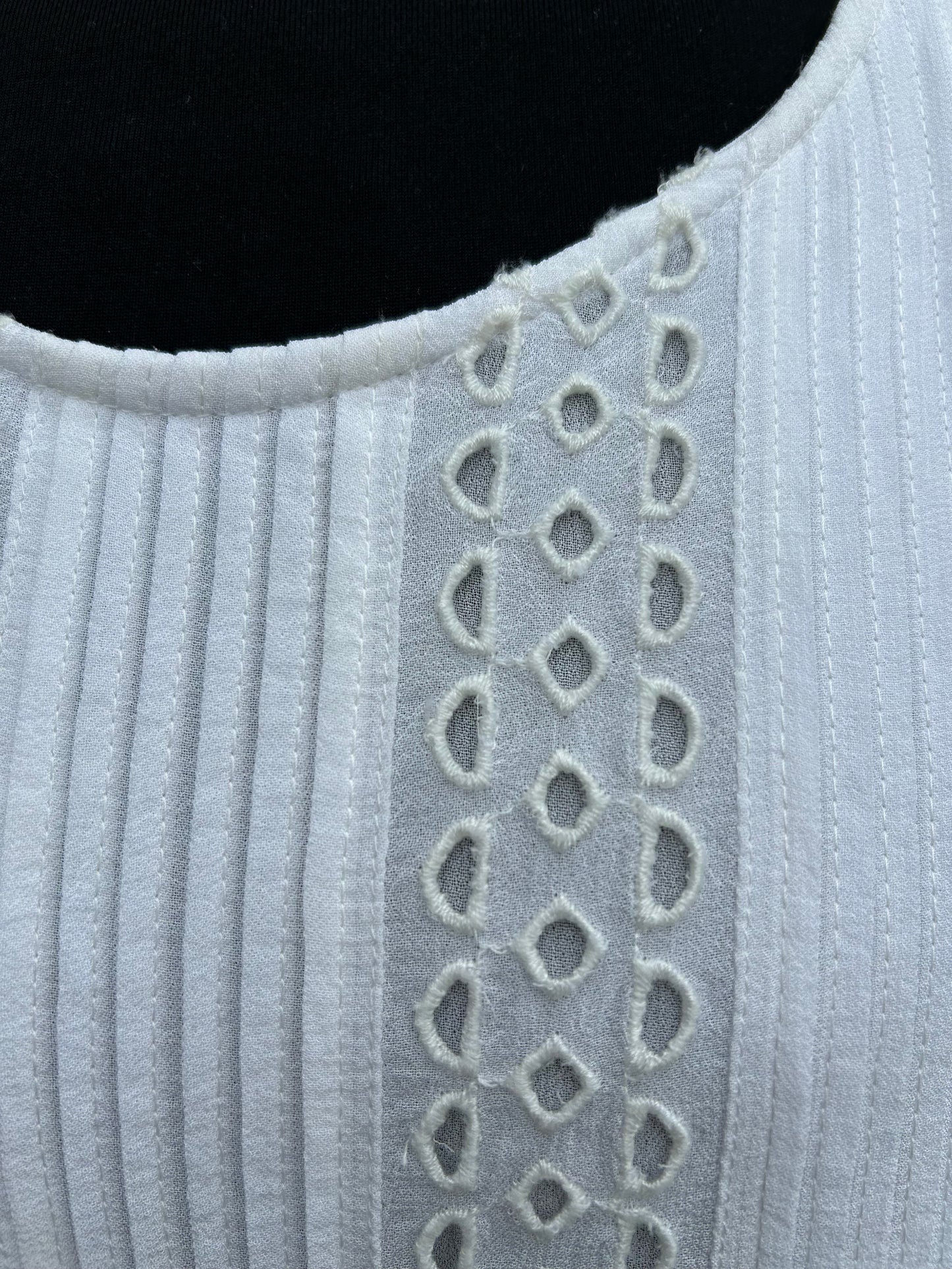 White long top uk 14