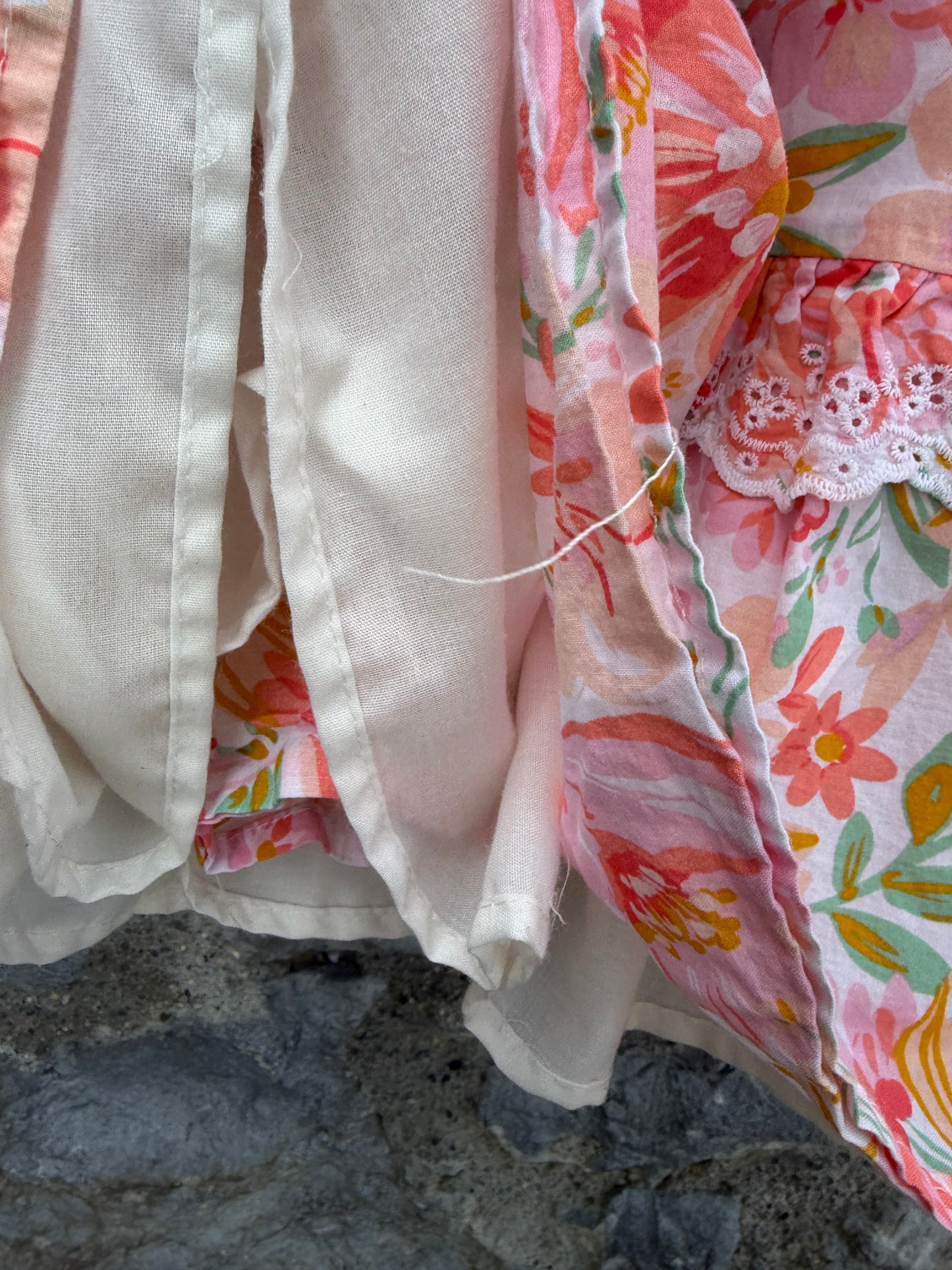 Floral tiered dress  3-4y (98-104cm)