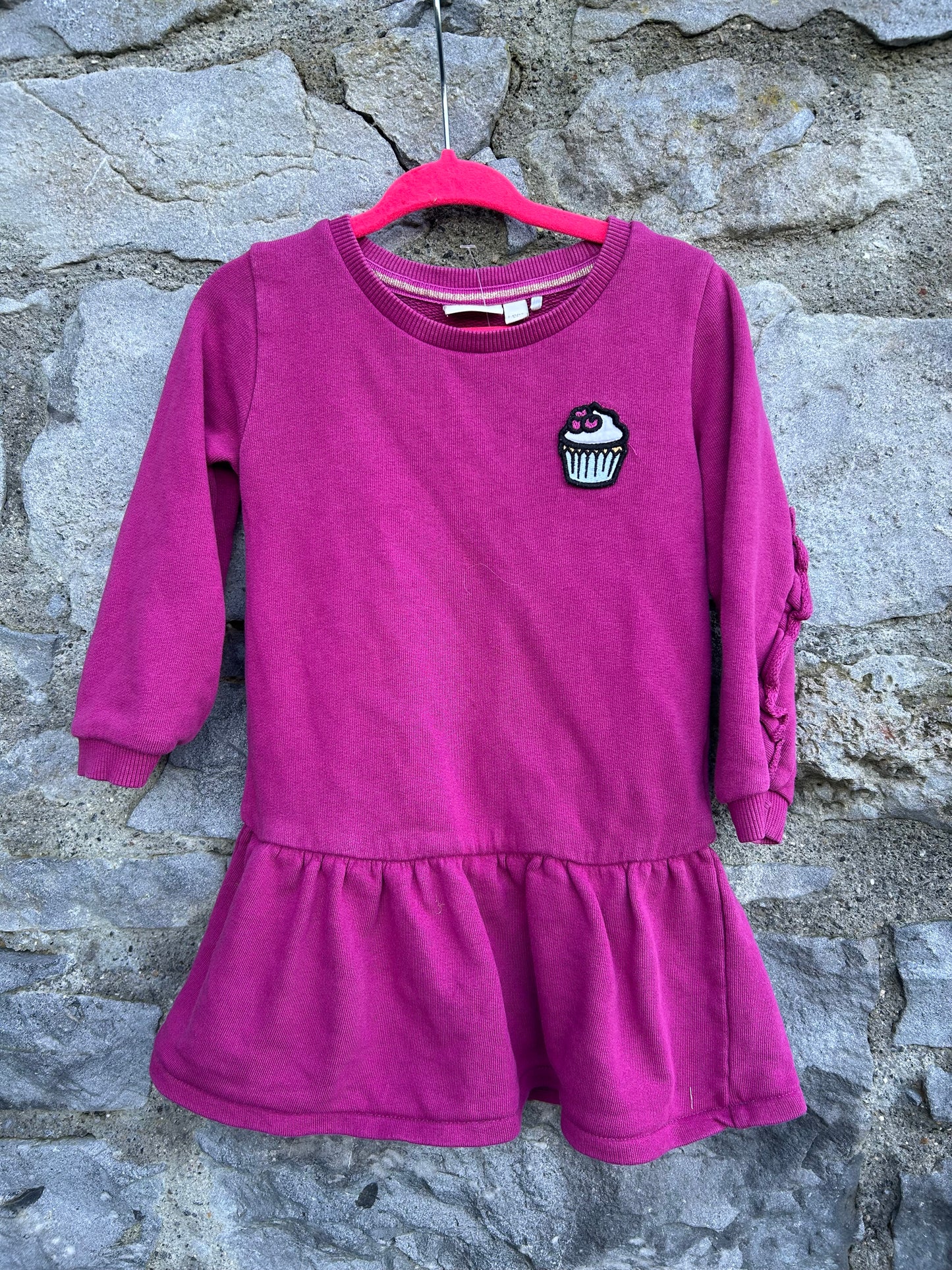 Cupcake pink sweat tunic 12-18m (80-86cm)