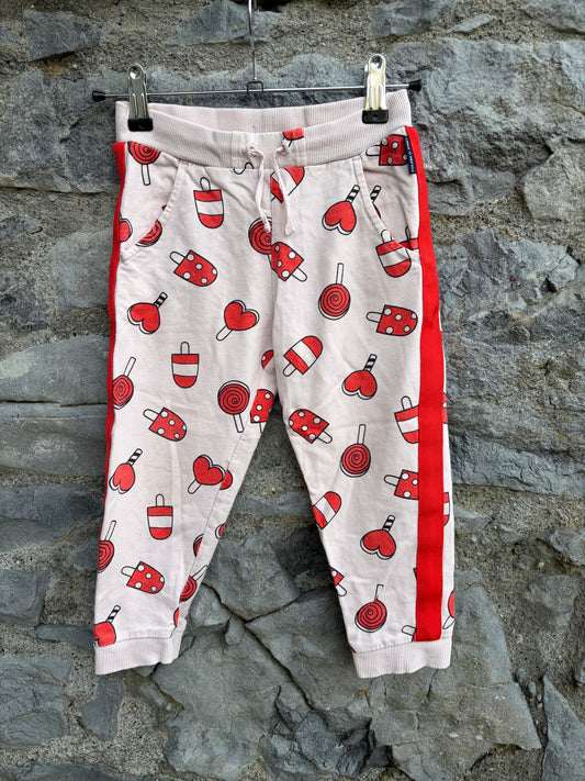 PoP Lollipops grey sweat pants  3-4y (98-104cm)