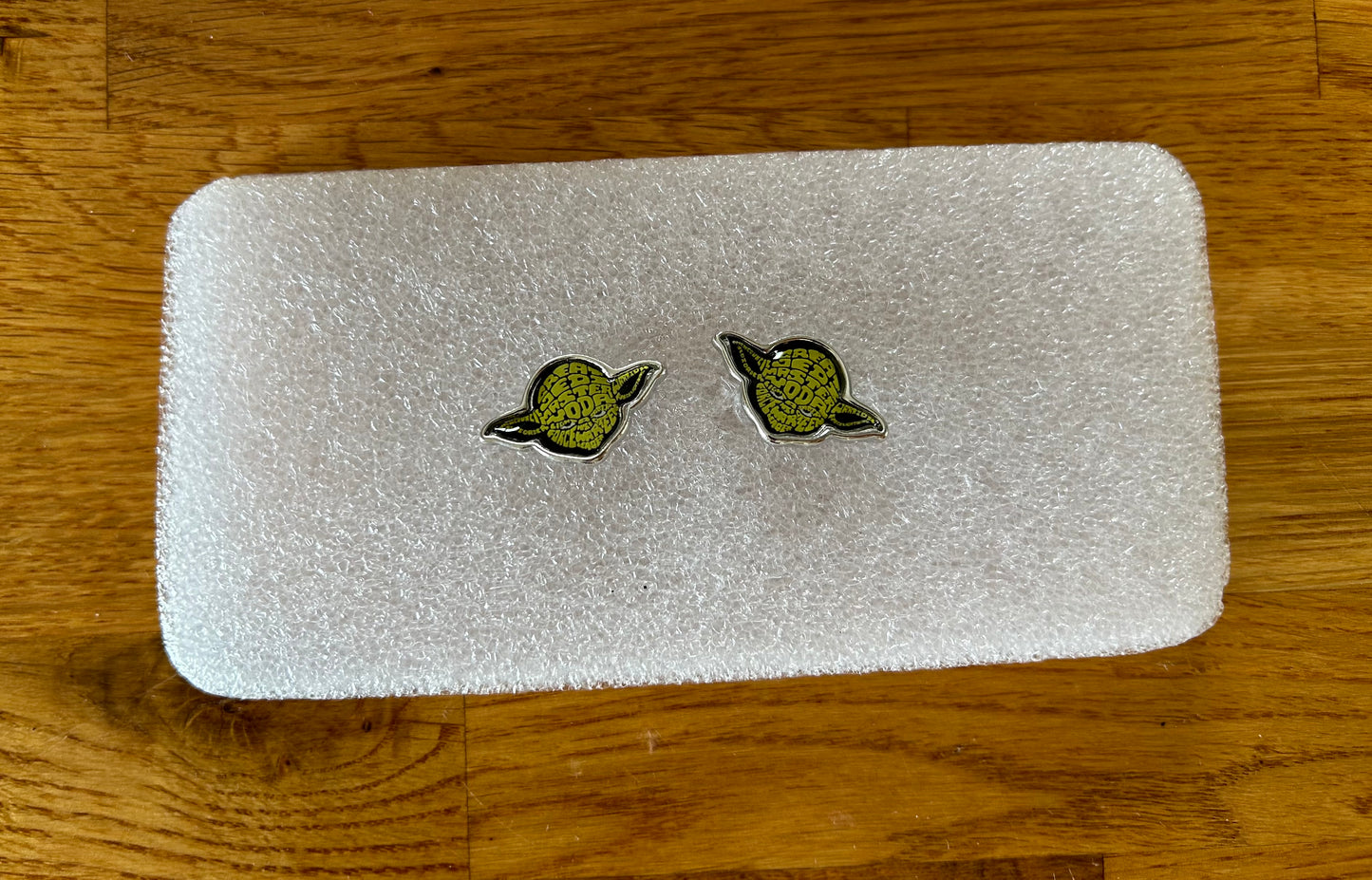 Yoda cufflinks