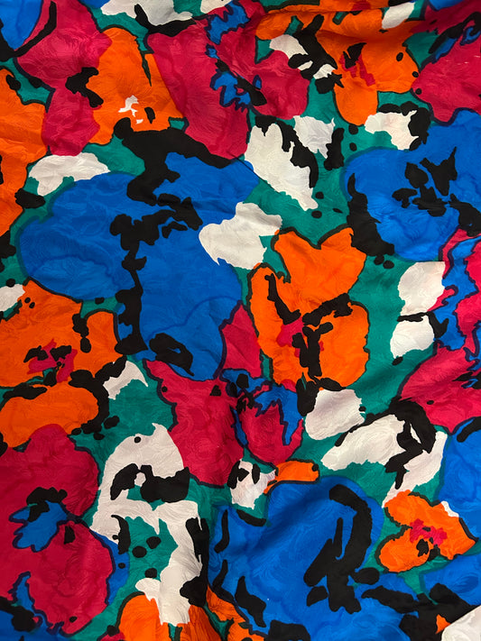 Vintage colourful fabric