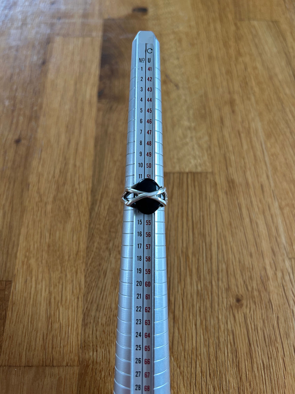 Black&silver ring