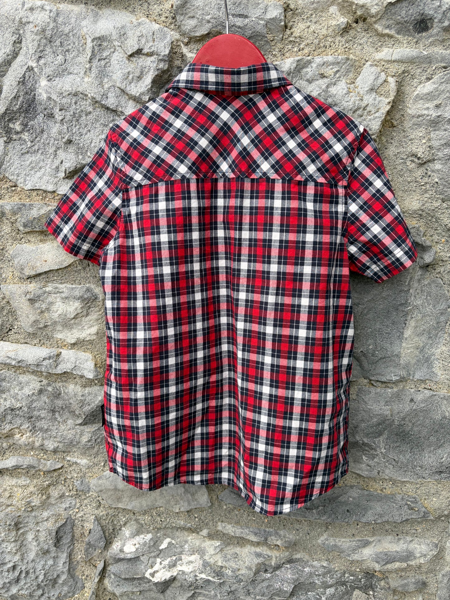Red check shirt  6-7y (116-122cm)