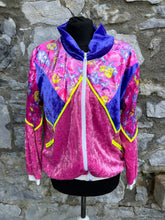 Load image into Gallery viewer, 90s pink velvet sport jacket uk 14
