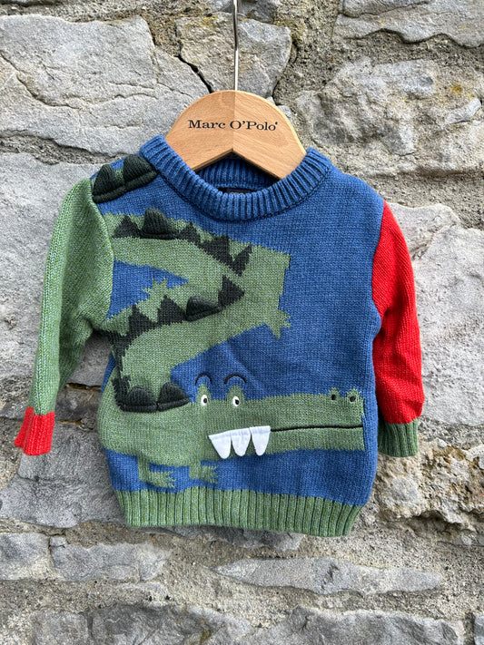 Crocodile jumper  3-6m (62-68cm)