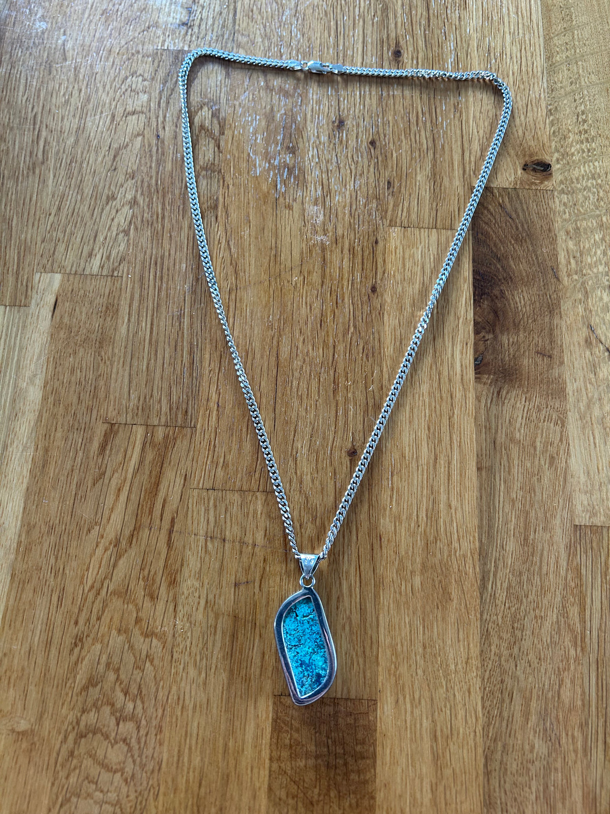 Silver & turquoise necklace