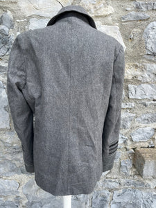 Grey military coat Small
