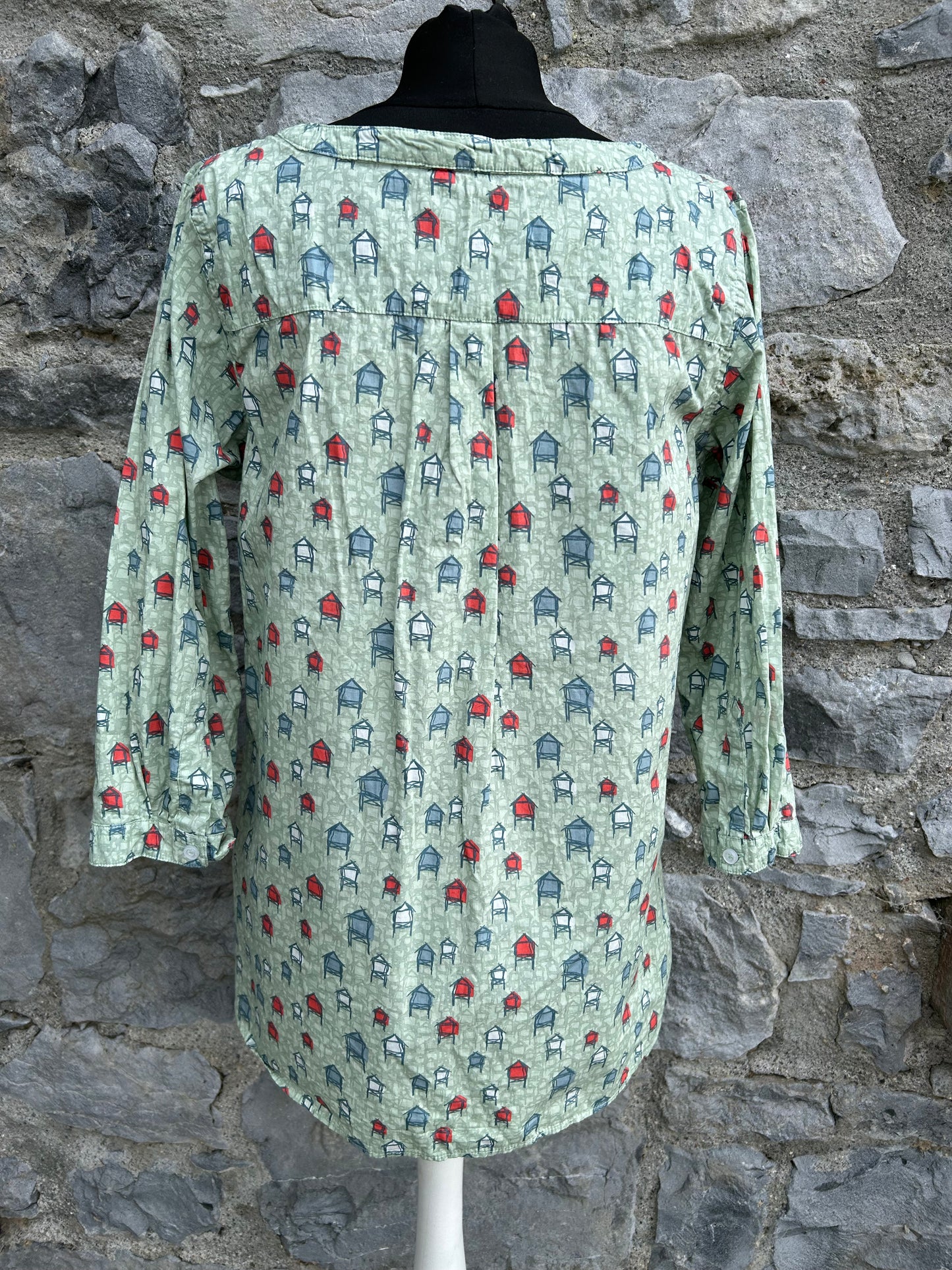 Beach huts green tunic uk 12-14