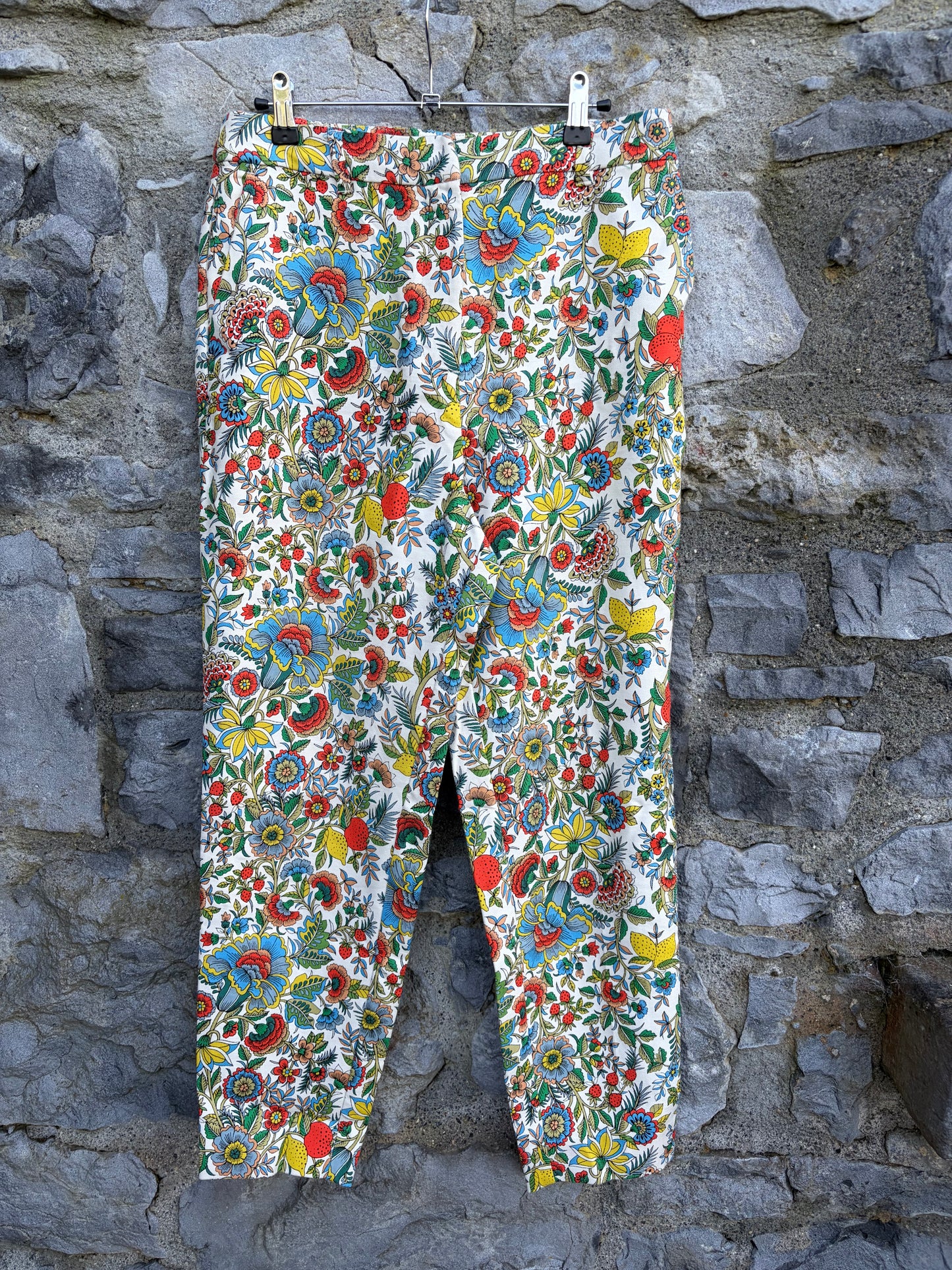 Carrie floral print tailored trousers uk 12