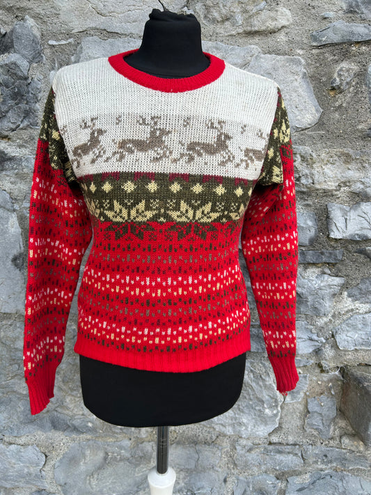Reindeer Christmas jumper  11-12y (146-152cm)