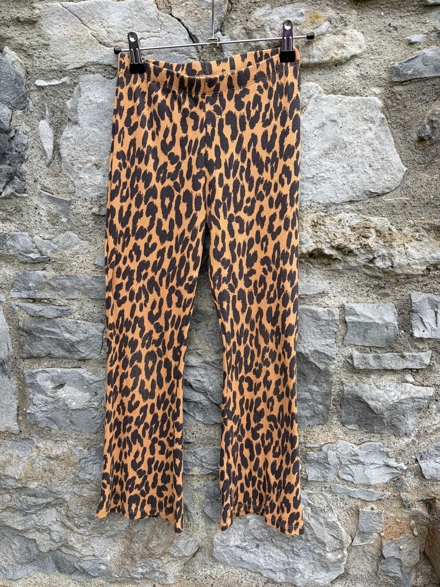 Leopard print flares  8-9y (128-134cm)