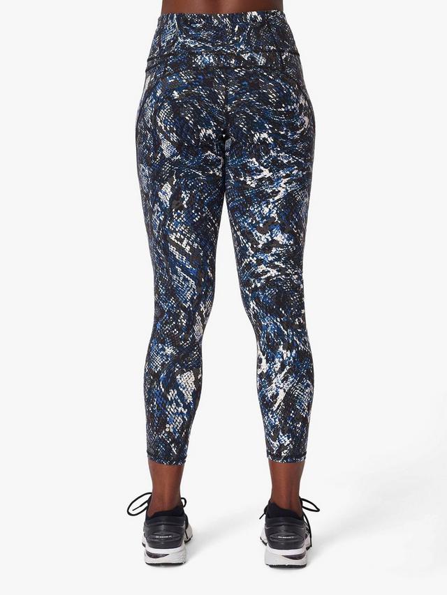 Sweaty BettyPower Leggings, Blue Snake uk 18