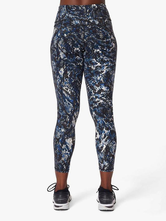 Sweaty BettyPower Leggings, Blue Snake uk 18
