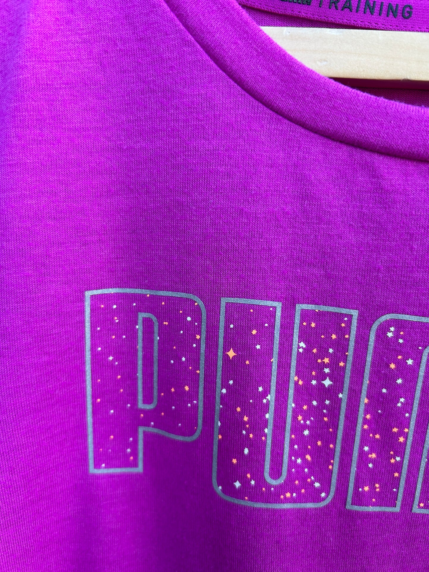 Pink logo T-shirt  9-10y (134-140cm)