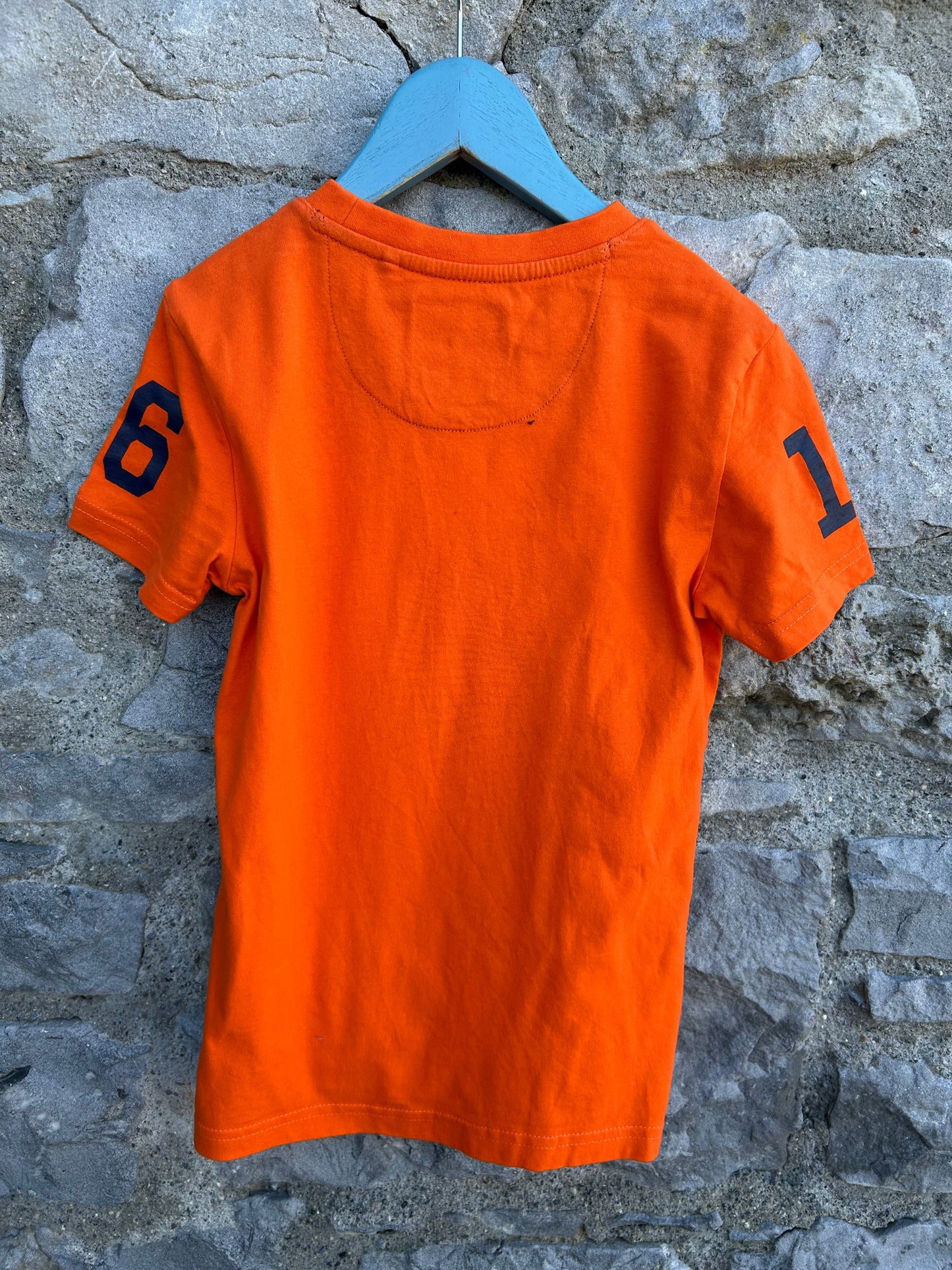 Orange T-shirt  7-8y (122-128cm)
