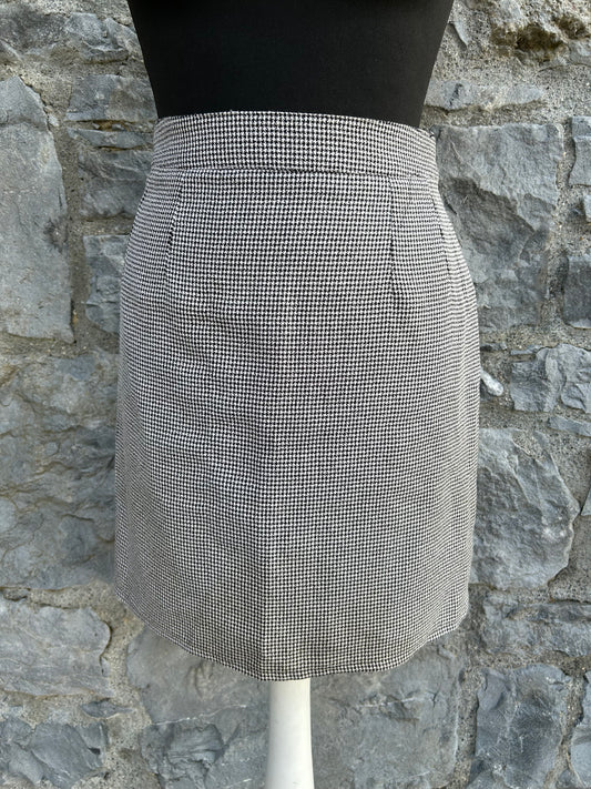 90s houndstooth skirt uk 6
