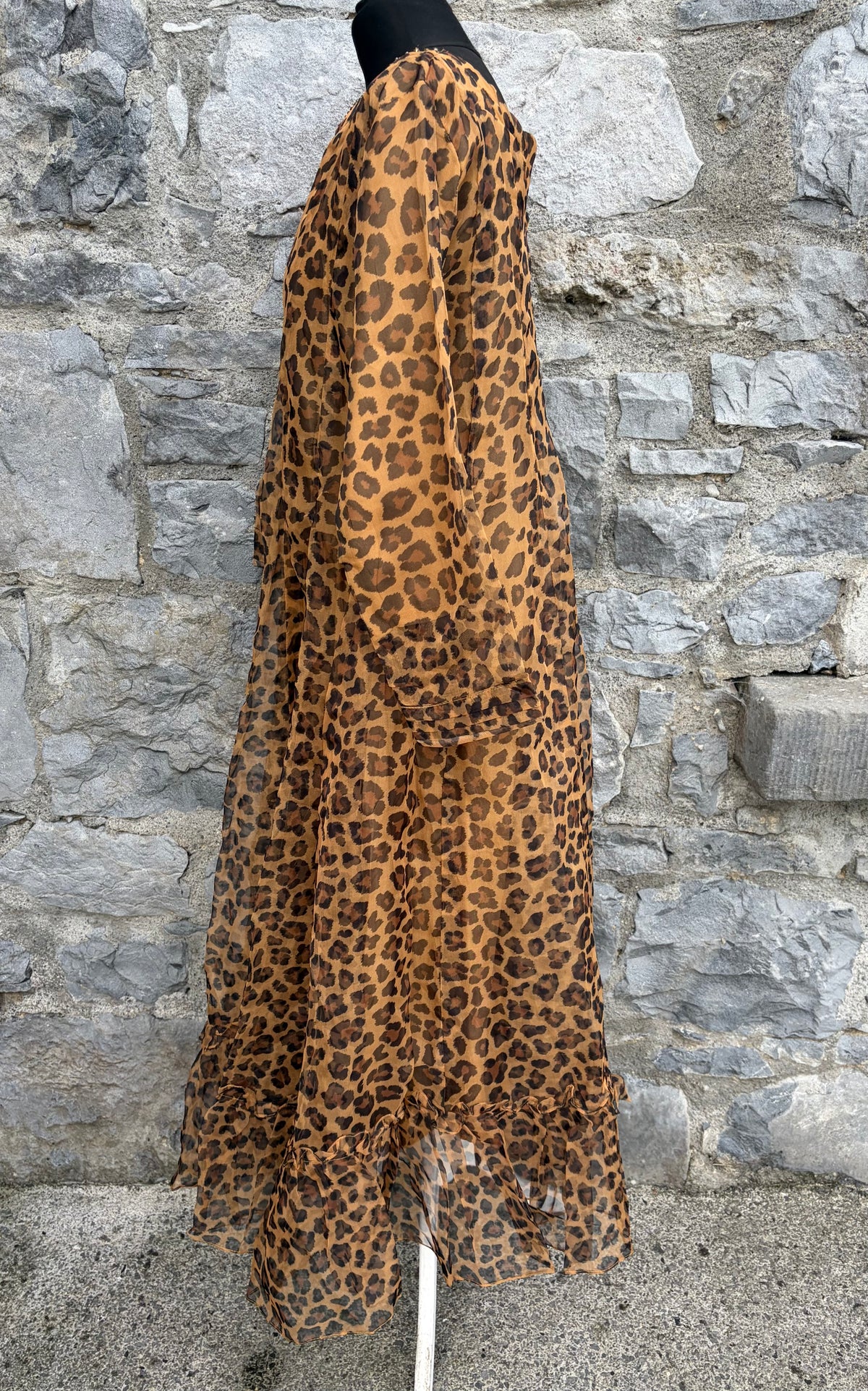 Leopard print oriental dress uk 10-12