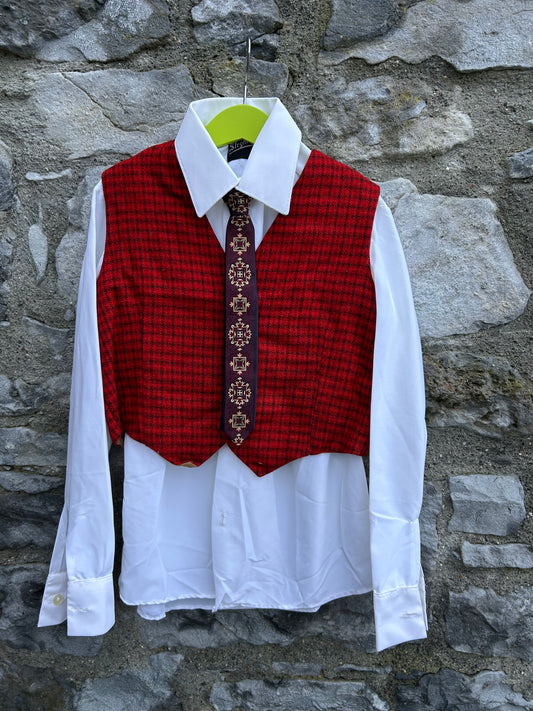 80s Bavarian shirt&waistcoat   5-6y (110-116cm)