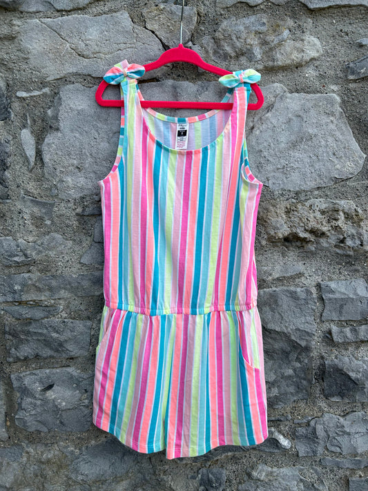 Neon stripy jumpsuit 8y (128cm)