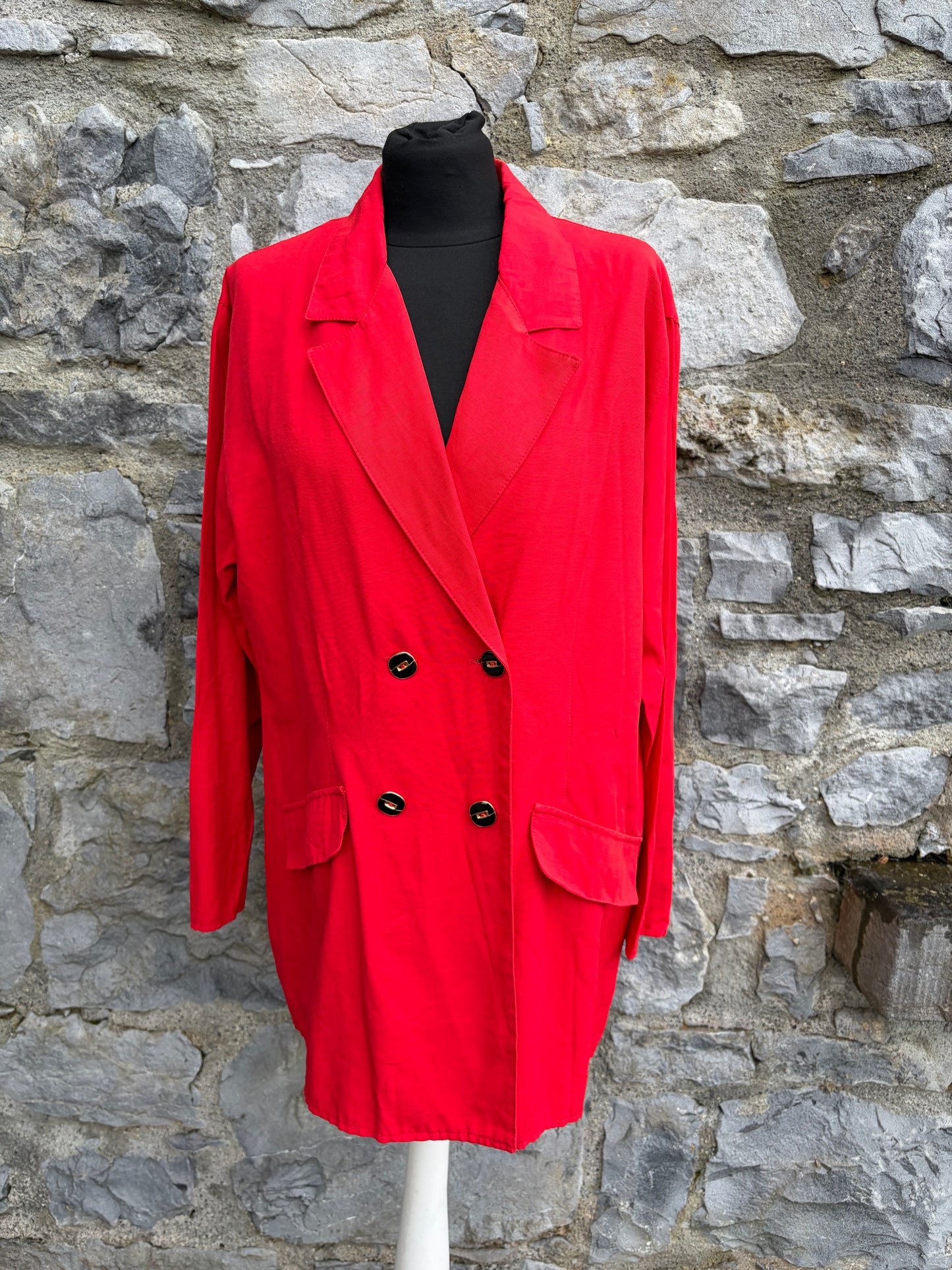 80s red light jacket uk 12