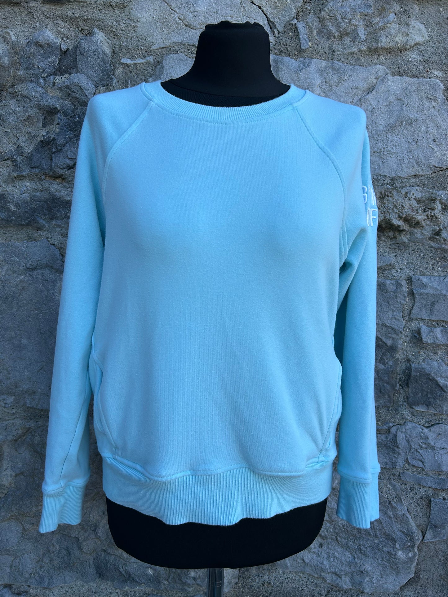 Chill Crew Sweatshirt Baby Blue Athleisure uk 10