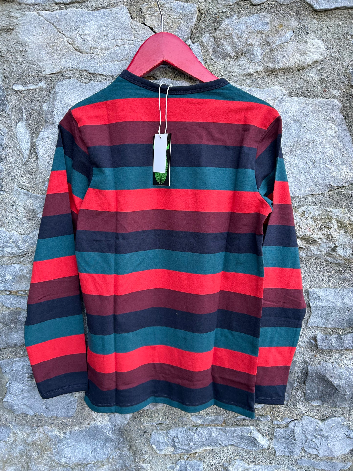 Petrol stripy Erik top  10-11y (140-146cm)