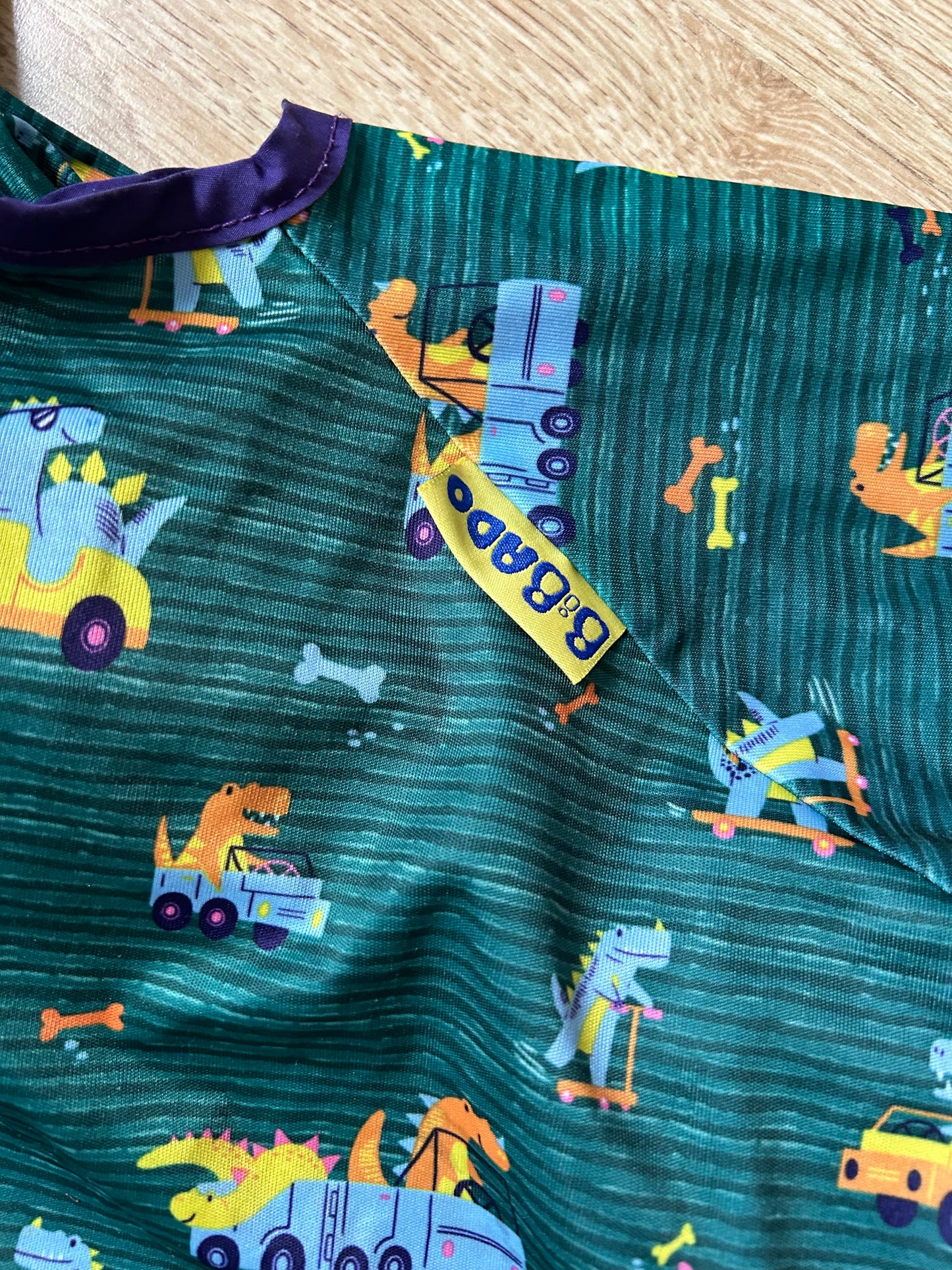 Green Long-Sleeve Coveralls bib  6-36m (68-98cm)