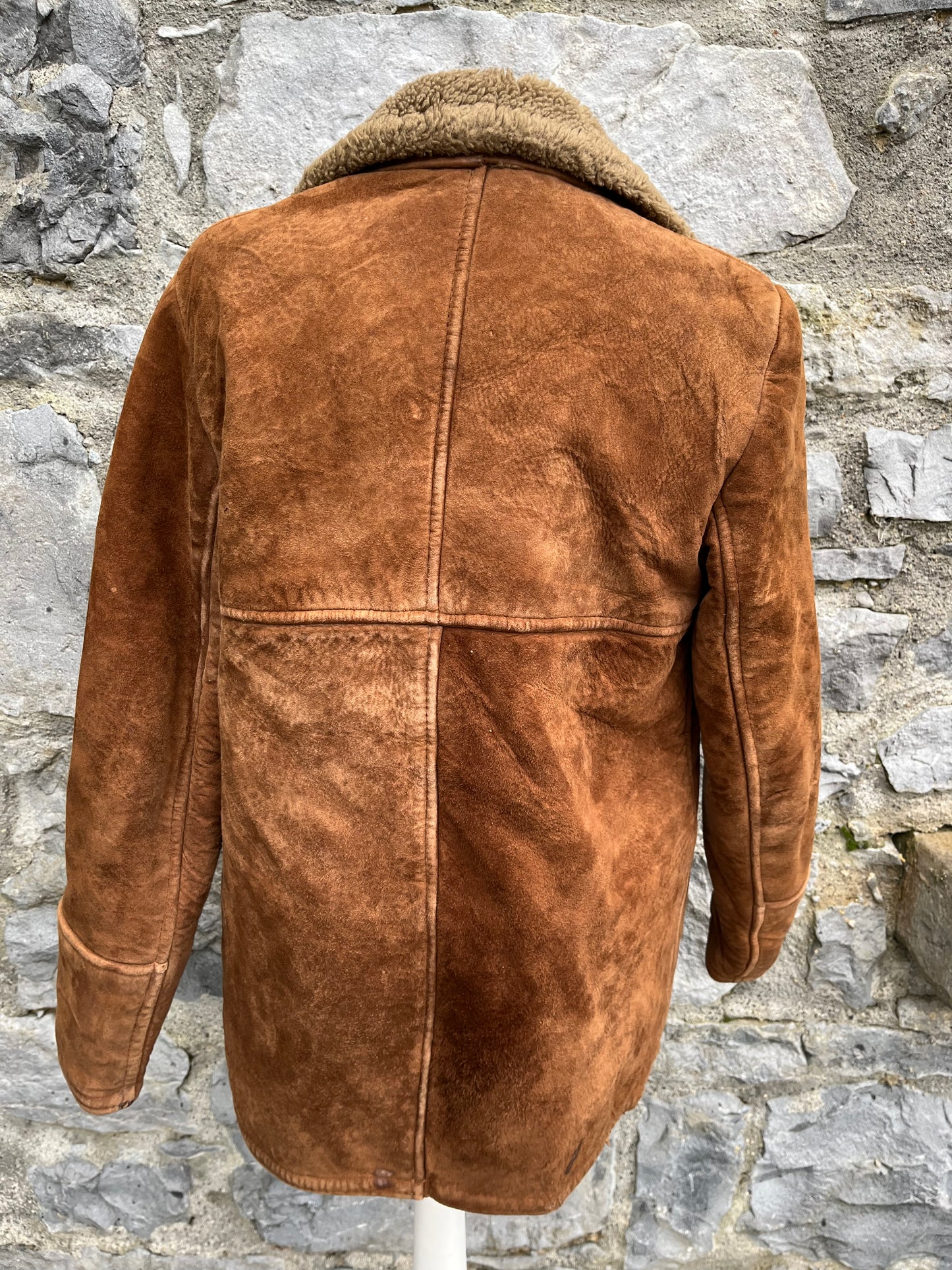 Brown sheepskin coat uk 8