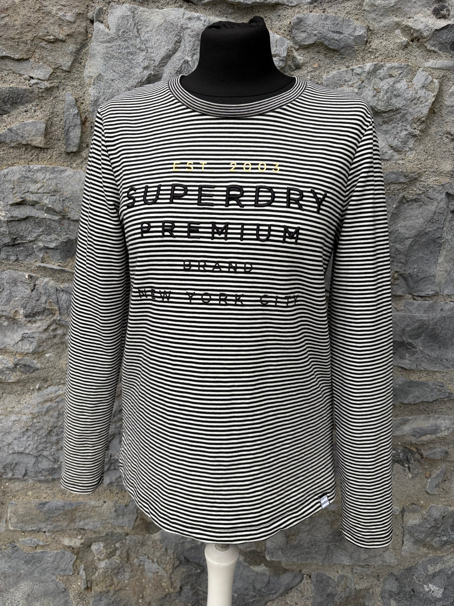 black&white Stripy top uk 10