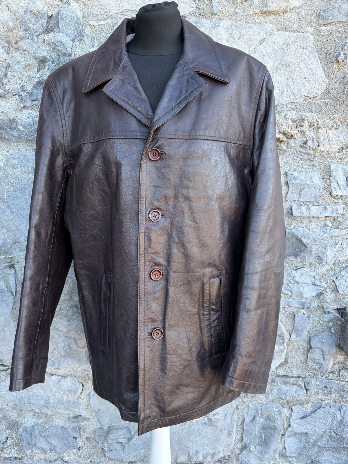 90s leather jacket Medium