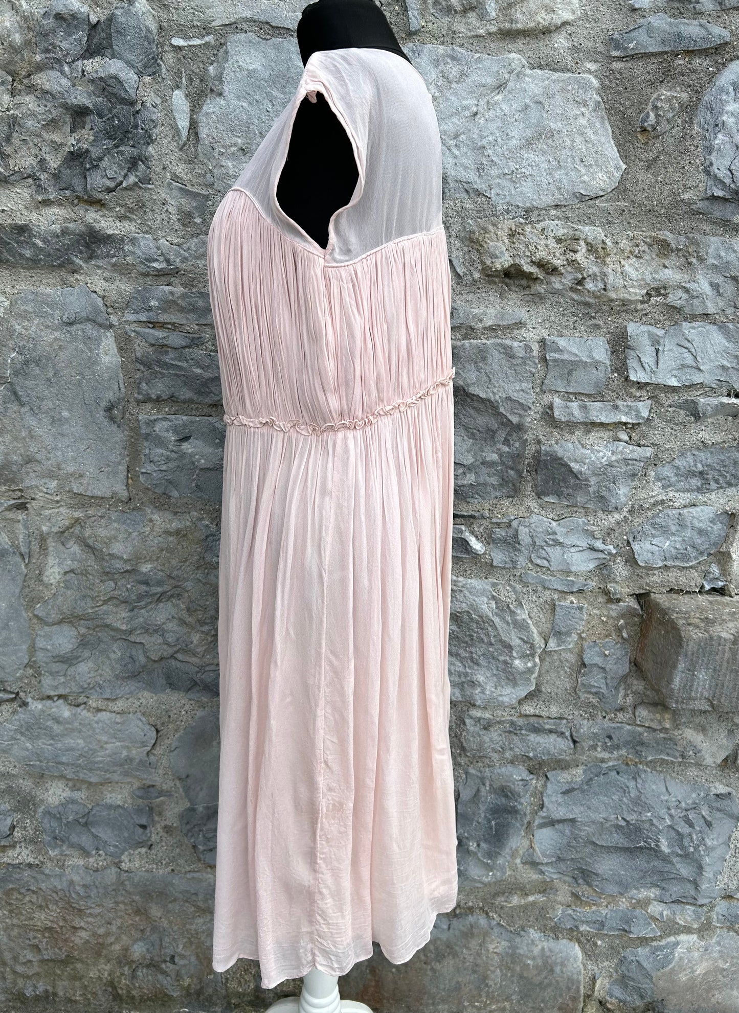 Powder pink dress uk 12