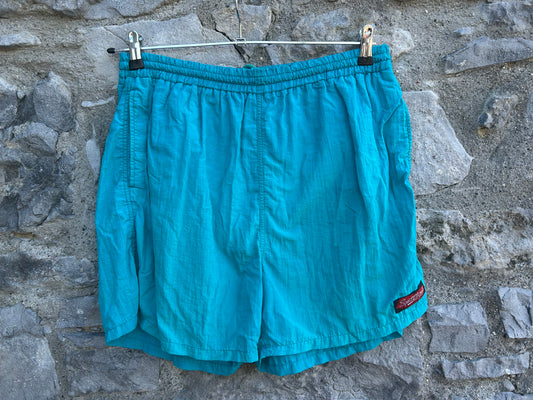 80s teal shorts Large