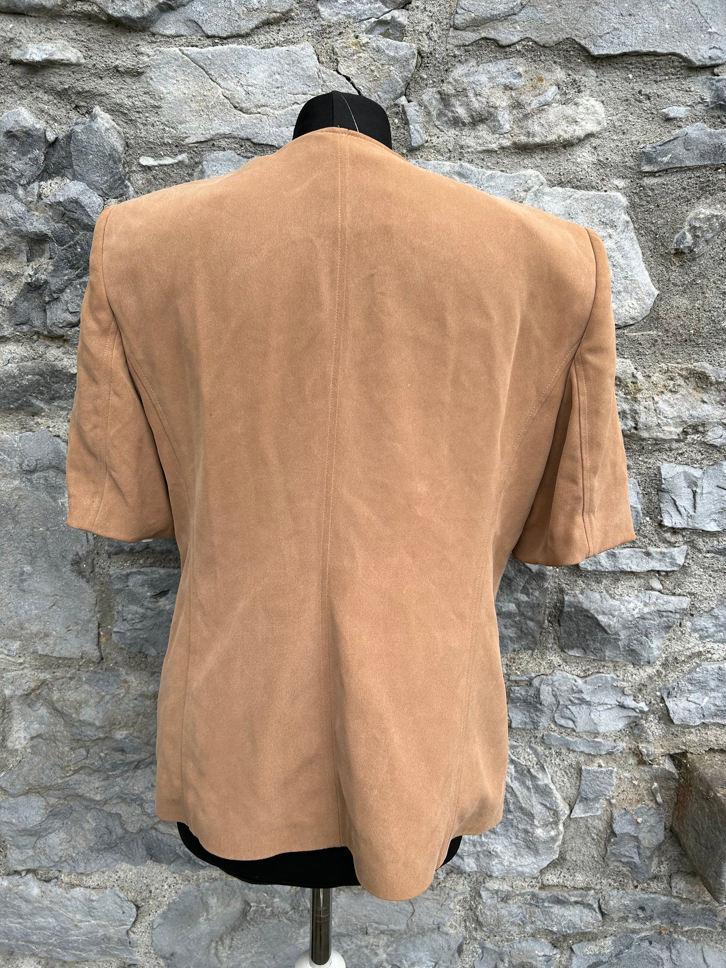 90s brown jacket uk 12