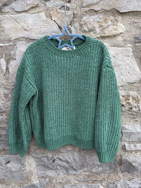 Green jumper  7-8y (122-128cm)