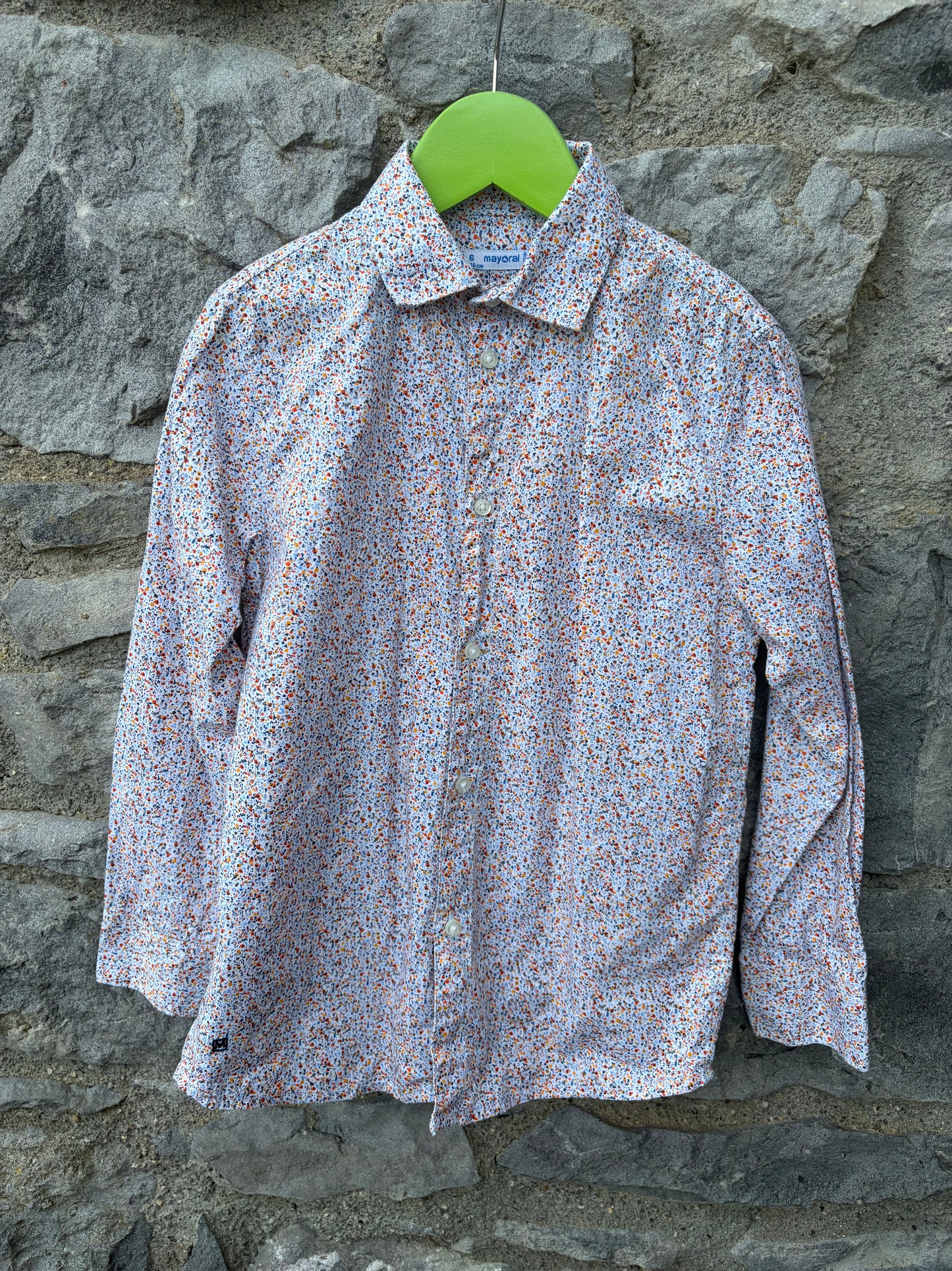 Tiny yellow flowers shirt  5-6y (110-116cm)