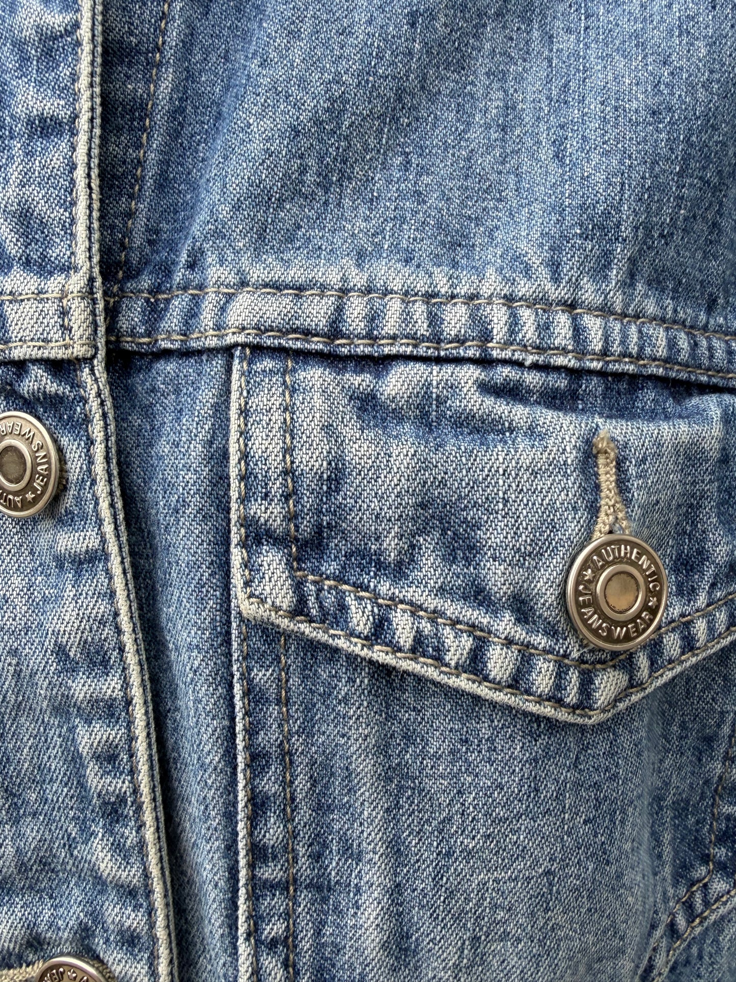 90s denim jacket uk 12