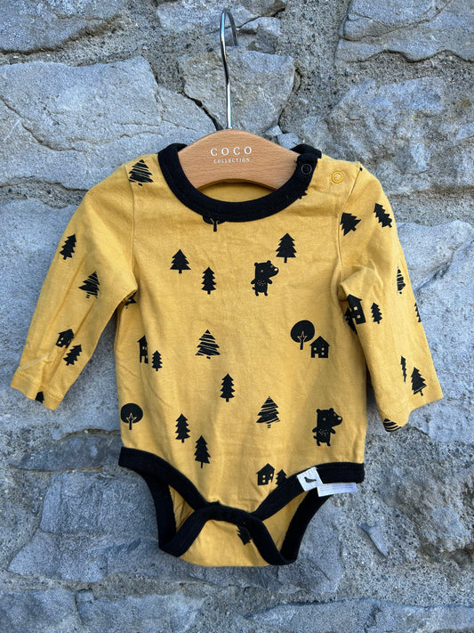 Trees yellow vest   0-3m (56-62cm)